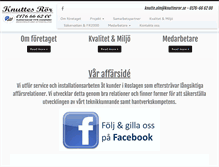 Tablet Screenshot of knuttesror.se